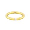 Image 1 : 18KT Yellow Gold Designer Pianegonda .10ct Diamond Ring