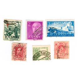 Spain Postage Stamps Lot of 6