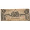 Image 1 : 1861 $5 The Confederate States of America Note