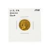 Image 1 : 1928 $2 1/2 Indian Head Quarter Eagle Gold Coin