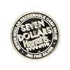 Image 2 : Harrahs Casino Hotel $7 Casino Gaming Token .999 Silver Limited Edition