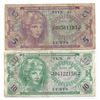 Image 1 : Lot of (2) Military Payment Certificate Notes