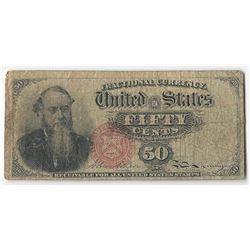 March 3, 1863 Fifty Cent Fourth Issue Fractional Note