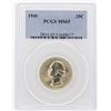 Image 1 : 1941 Washington Quarter PCGS Graded MS65