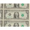 Image 2 : Rare 1981 $1 Uncut Sheet with Mismatch Serial Error