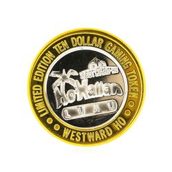Westward Hotel Las Vegas $10 Casino Gaming Token .999 Silver Limited Edition