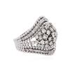 Image 1 : 14KT White Gold 1.54ctw Diamond Ring