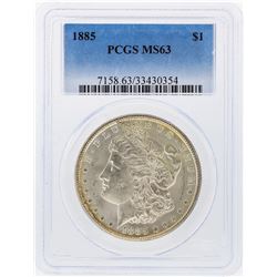 1885 $1 Morgan Silver Dollar PCGS Graded MS63