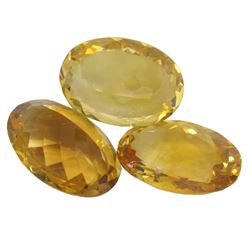 33.17ctw Oval Mixed Citrine Quartz Parcel