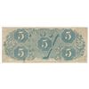 Image 2 : 1863 $5 The Confederate States of America Note