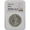 Image 1 : 1884-O $1 Morgan Silver Dollar NGC Graded MS62