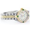 Image 2 : Womens Rolex Two-Tone Mother Of Pearl Diamond Datejust Wristwatch