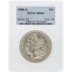 1888-O $1 Morgan Silver Dollar PCGS Graded MS63