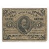 Image 1 : March 3, 1863 Five Cent Third Issue Fractional Note