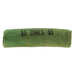 Roll of (50) 1964 Brilliant Uncirculated Roosevelt Dimes