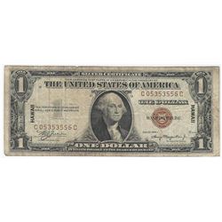 1935A $1 Silver Certificate Emergency Hawaii Note