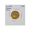 Image 1 : 1911 $5 Indian Head Half Eagle Gold Coin
