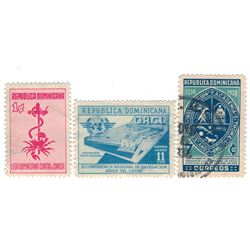 Dominican Republic Postage Stamps Lot of 3