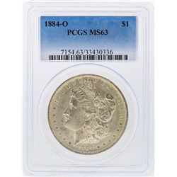 1884-O $1 Morgan Silver Dollar PCGS Graded MS63