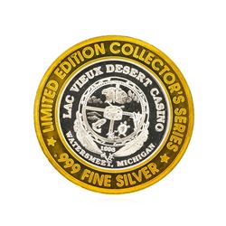LAC Vieux Desert $10 Casino Gaming Token .999 Silver Limited Edition
