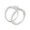 Image 4 : 14KT White Gold 0.64ctw Diamond Ring