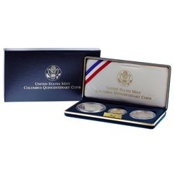 1992 US Mint Columbus Quincentenary (3) Proof Coins Set