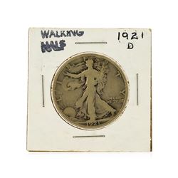 1921-D Walking Liberty Half Dollar
