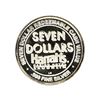 Image 2 : Harrahs Casino Hotel $7 Casino Gaming Token .999 Silver Limited Edition