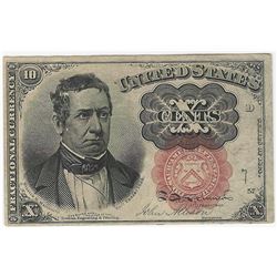 March 3, 1863 Ten Cent Fifth Issue Fractional Note