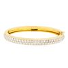 Image 1 : 14KT Yellow Gold 3.72ctw Diamond Bangle Bracelet