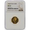 Image 1 : 1882R BN Italy 20 Lire Gold Coin NGC Graded MS63