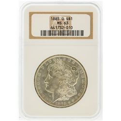 1885-O $1 Morgan Silver Dollar NGC Graded MS63