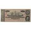 Image 1 : 1863 $20 The Confederate States of America Note AU