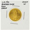 Image 1 : 2007-W $10 American Eagle 1/4 oz Gold Coin