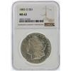 Image 1 : 1883-O $1 Morgan Silver Dollar NGC Graded MS62