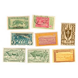 Cameroun Postage Stamps Lot of 8