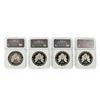 Image 2 : Set of (4) 1990-1993 $1 American Silver Eagle Coins NGC PF69 Ultra Cameo