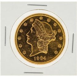 1904-S $20 Liberty Head Double Eagle Gold Coin