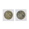 Image 2 : Set of (2) 1885 & 1896 8 Reales Mexico Spanish Colonial Silver Coins