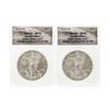 Image 1 : Set of (2) 2013 $1 American Silver Eagle Coins ANACS SP70