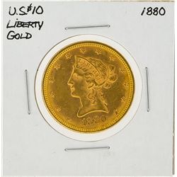1880 $10 Liberty Head Gold Coin
