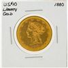 Image 1 : 1880 $10 Liberty Head Gold Coin