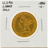 Image 1 : 1886-S $10 Liberty Head Gold Coin