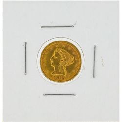 1873 $2 1/2 Liberty Head Gold Coin AU