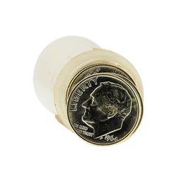 Roll of (50) 1964-P Brilliant Uncirculated Roosevelt Dimes