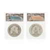 Image 2 : Set of (2) 2014 $1 American Silver Eagle Coins ANACS MS70