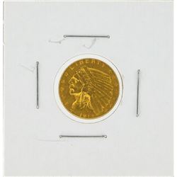 1913 $2 1/2 Indian Head Gold Coin XF