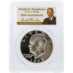 1973-S $1 Silver Eisenhower Ike Dollar Coin PCGS PR69DCAM