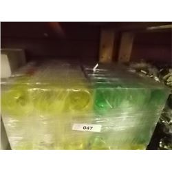 TEA LIGHT CANDLES - GEL - 6 DIFFERANT COLORS - 18 PKS OF 9 = 162 CANDLES TOTAL