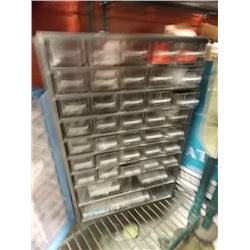 HARDWARE ORGANIZER (38 DRAWERS) & CONTENTS